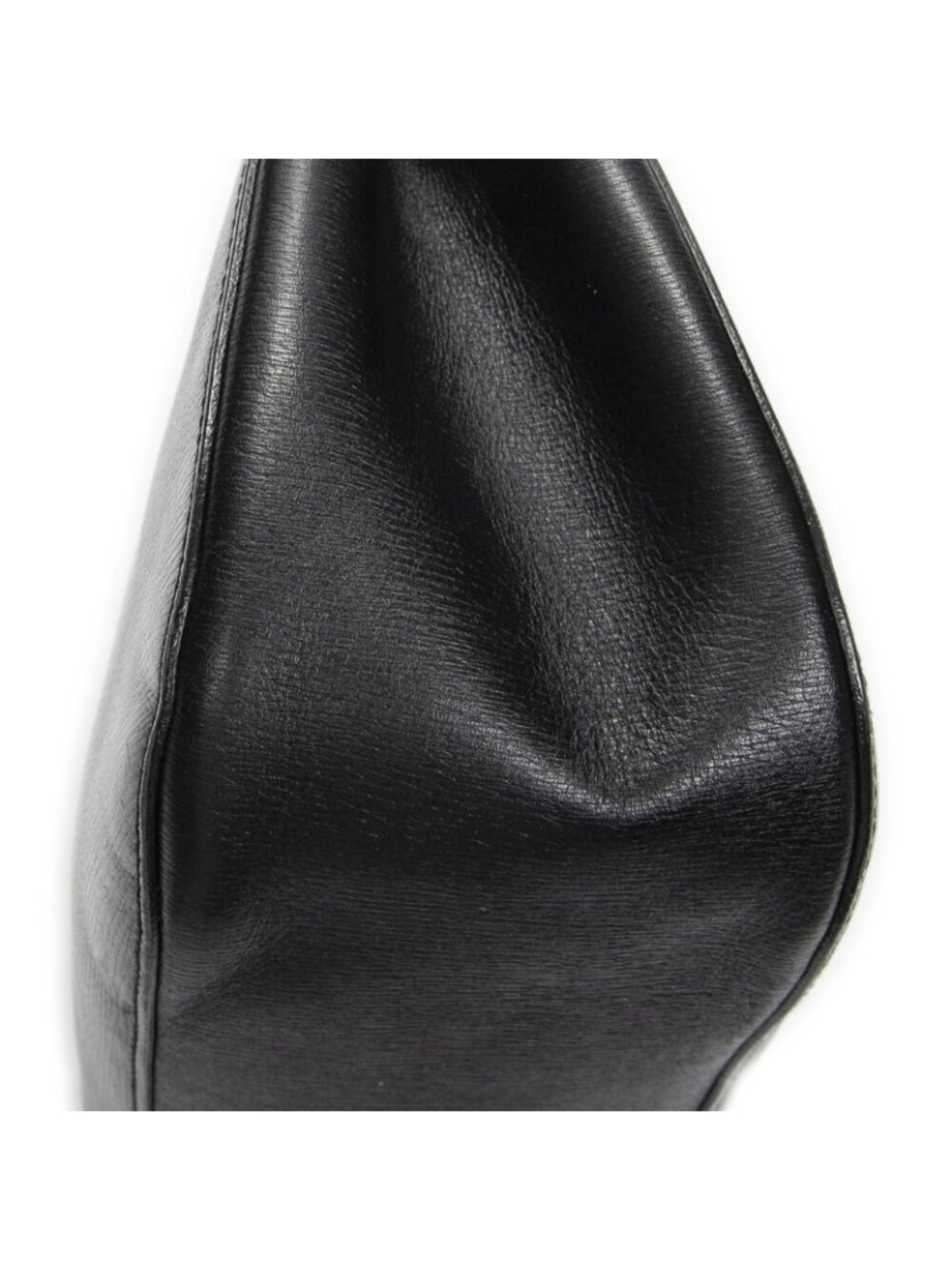Gucci Bamboo Hobo Black Texture Leather - Picture 7 of 10